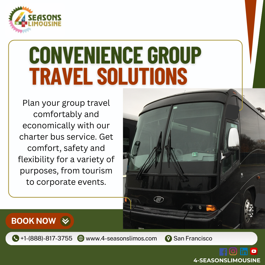 Effortless Group Travel with Charter Buses Designed for Comfort